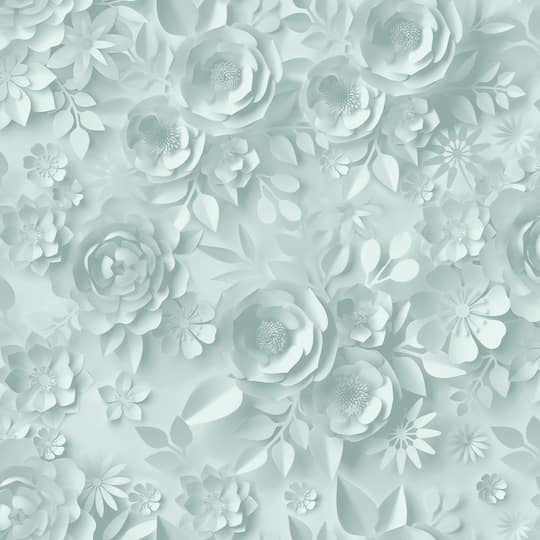 Designs Direct Paper Flowers Wallpaper